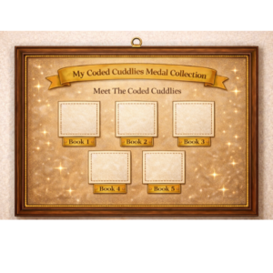 Medal Collection Page for "Meet the Coded Cuddlies" Activity Sheets