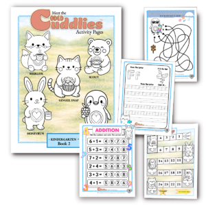 Kindergarten Activity Sheets/ BOOK 2 *With Scannable Codes