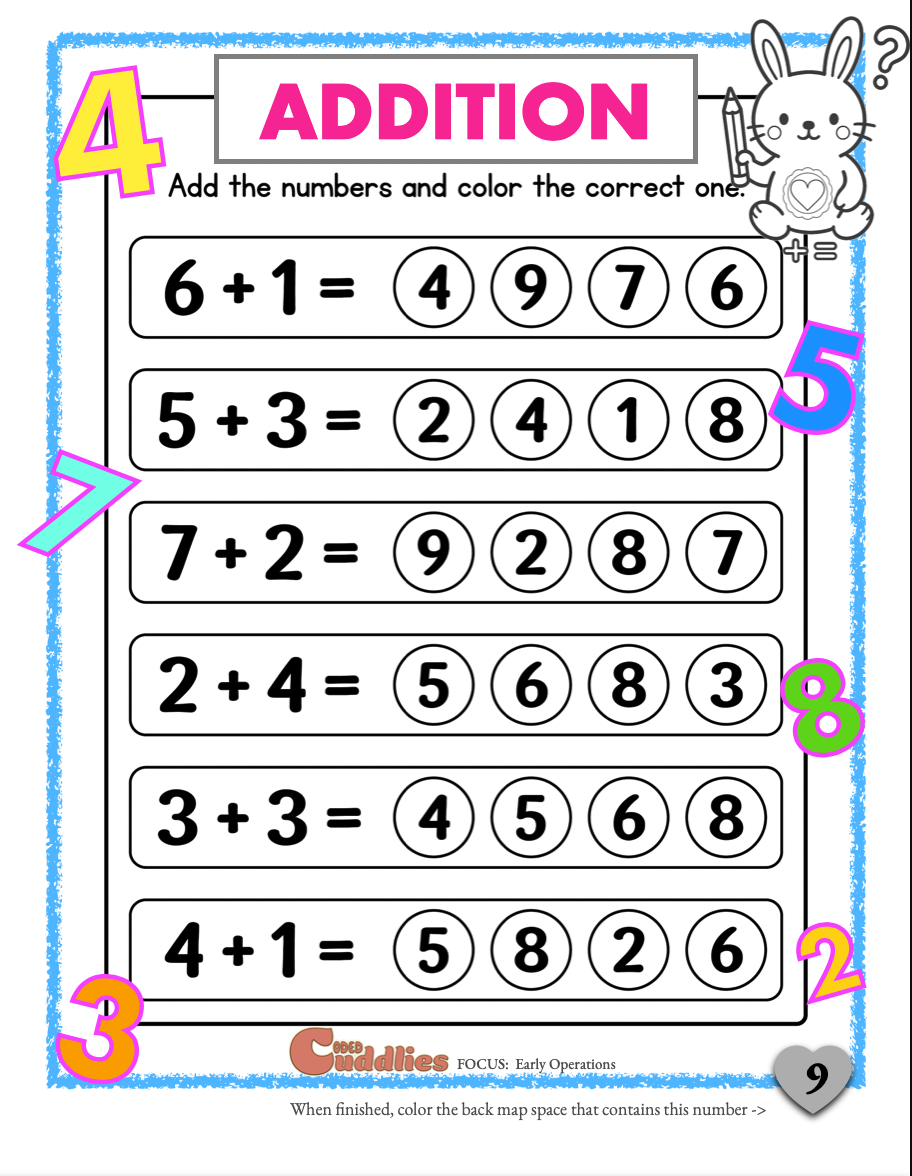 Kindergarten Activity Sheets/ BOOK 2 *With Scannable Codes - Image 3
